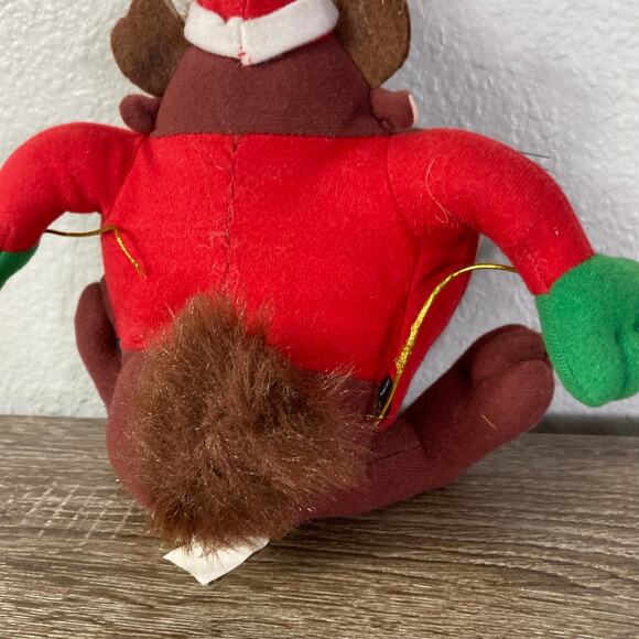 Vintage 1997 Looney Tunes Taz‎ Santa Plush Doll Christmas Decor Warner Bros 7 in - Picture 13 of 13